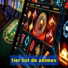 tier list de animes